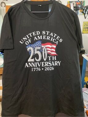 United States 250th Anniversary Graphic Tee - Black